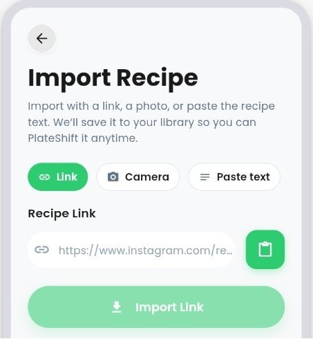 Import preview